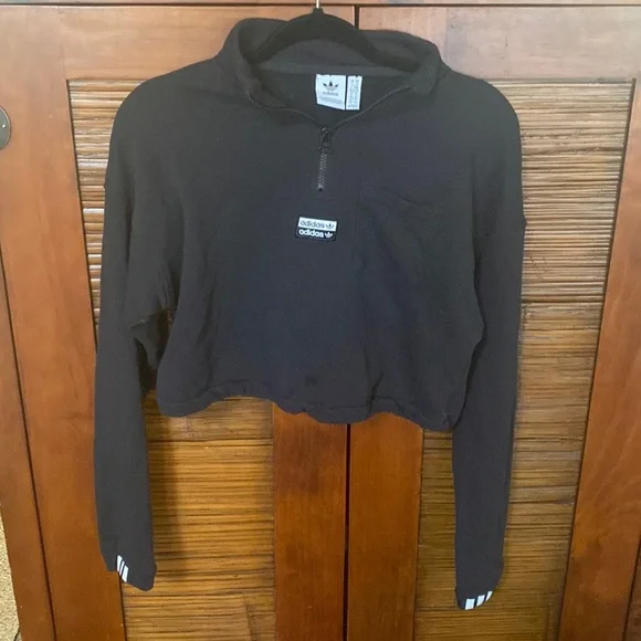 adidas Tops Adidas Cropped Sweatshirt Poshmark